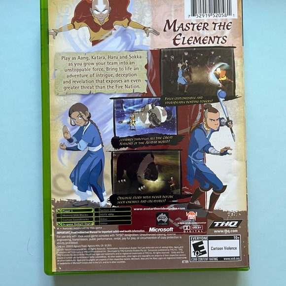 Xbox Original Avatar Last Airbender - Picture 2 of 4